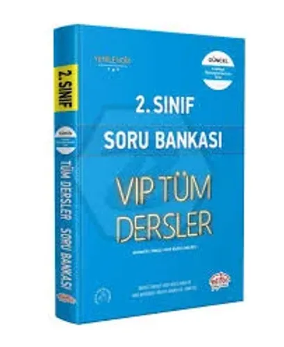Kitap - 2.Sınıf VIP Tüm Dersler Soru Bankası Mavi Kitap