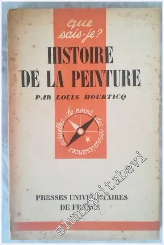 Que Sais - Je ? Histoire de la Peinture -        1951