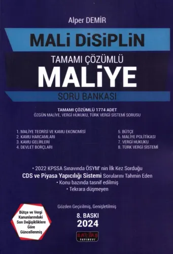 MALİ DİSİPLİN MALİYE SORU BANKASI