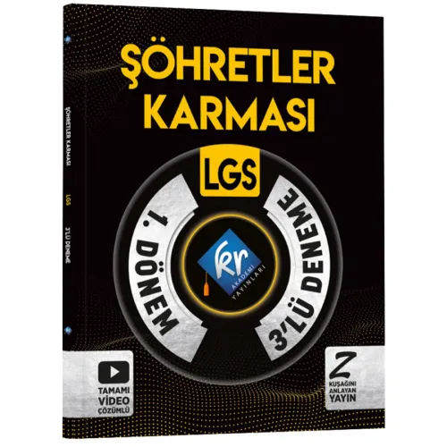 KR Akademi 8. Sınıf Şöhretler Karması 3 Deneme 1. Dönem