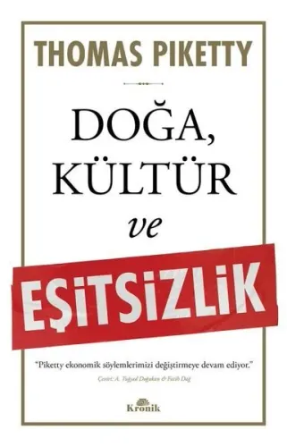 Doğa Kültür ve Eşitsizlik