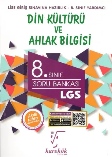 Karekök Yayınları 8. Sınıf LGS Din Kültürü ve Ahlak Bilgisi Soru Bankası
