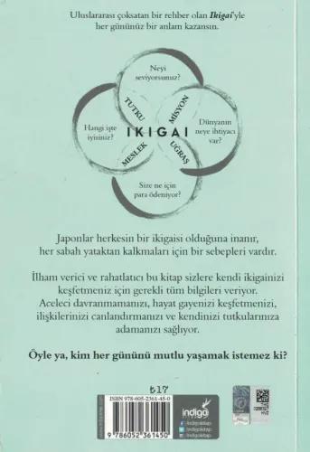 İkigai Japonların Uzun ve Mutlu Yaşam Sırrı Hector Garcia İndigo Yayın