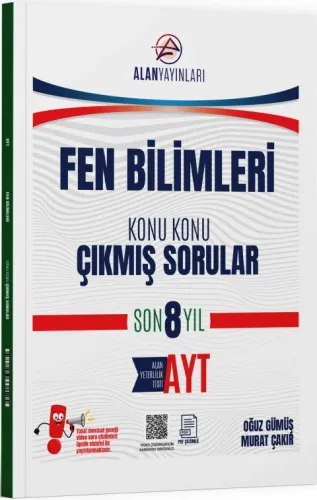 ALAN YKS AYT ÇIKMIŞ SORULAR FEN BİLM. - 2027