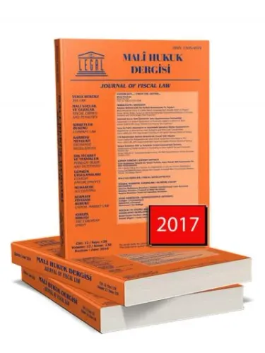 Legal Mali Hukuk Dergisi ( 2017 Yılı Aboneliği ) ( 12 Sayı )