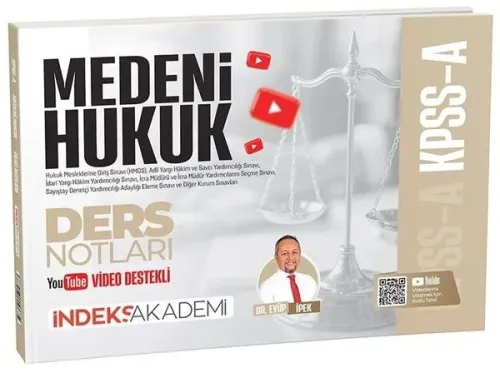 İndeks Akademi 2027 KPSS A Grubu Medeni Hukuk Video Ders Notları