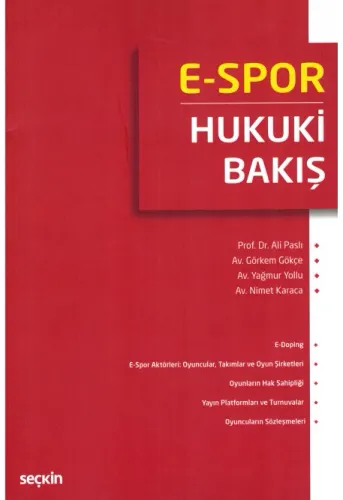 E-Spor Hukuki Bakış