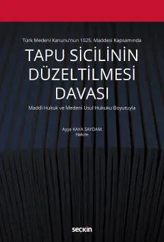 Tapu Sicilinin Düzeltilmesi Davası