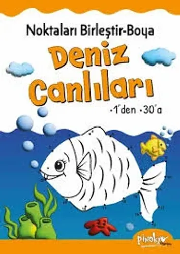 Kültür - Noktaları Birleştir-Boya Deniz Canlıları-1'den 30'a