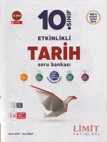 Limit 10. Sınıf Tarih Etkinlikli Soru Bankası