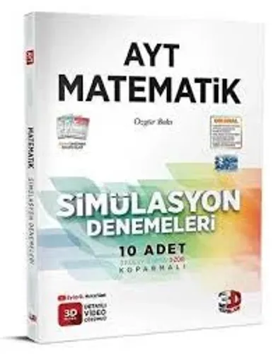 2025 AYT Matematik 10 lu Simülasyon Deneme