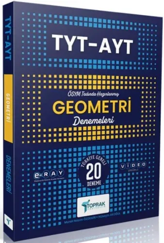 Toprak TYT AYT Geometri 20 Deneme 2025