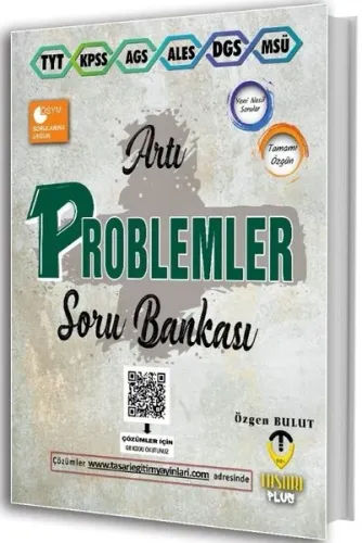 Tasarı Yayınları TYT KPSS MEB-AGS ALES DGS MSÜ Artı Problemler Soru Bankası Çözümlü