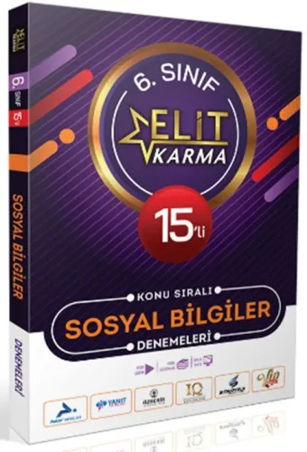 Paraf Yayınları 6. Sınıf Sosyal Bilgiler 15 li Konu Sıralı Denemeleri