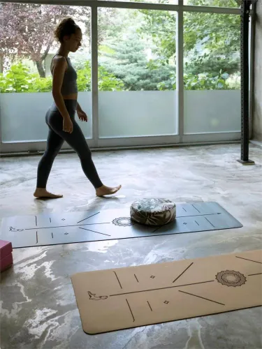 Focus Series 4.1 mm Gri Doğal Kauçuk Kaydırmaz Yoga Matı