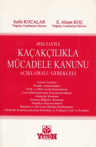 Kaçakçılıkla Mücadele Kanunu