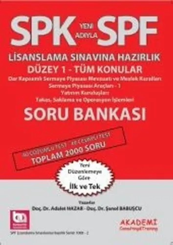 SPF Düzey 1 Tüm Konular Soru Bankası; Lisanslama Sınavına Hazırlık