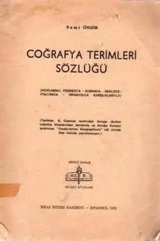 Coğrafya Terimleri Sözlüğü