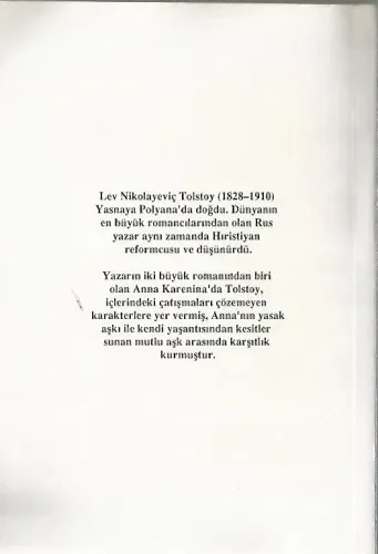 Anna Karenina Tolstoy Morpa %41 indirimli