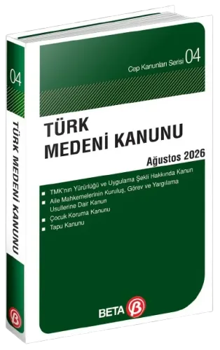 Türk Medeni Kanunu Cep Serisi 2026 Celal Ülgen