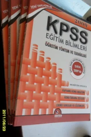 KPSS Eğitim Bilimleri Set 2009 / 5 Adet KPSS Eğitim Bilimleri Set 2009 / 5 Adet