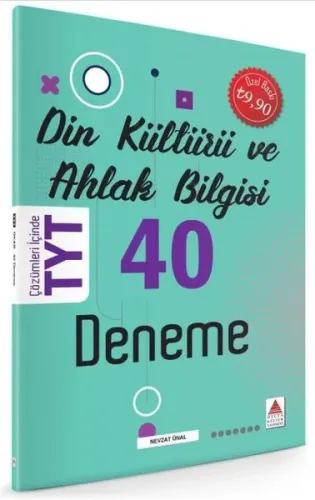 TYT Din Kültürü ve Ahlak Bilgisi 40 Deneme Delta Kültür Yayınevi 9786057698223