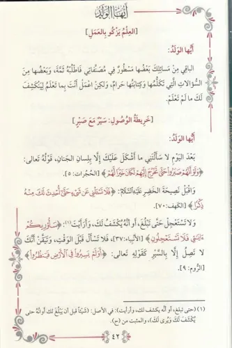 Eyyühel Veled Geniş Tahkikli Renkli أيها الولد طبعة جديدة Ebu Hamid Mu