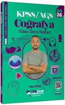 YEDİİKLİM KPSS COĞRAFYA VİDEO DERS NOTLARI 2026