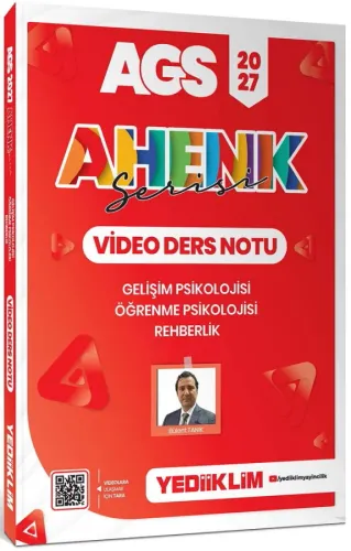 Yediiklim Yayınları 2027 AGS Ahenk Serisi Gelişim Psikolojisi Öğrenme Psikolojisi Rehberlik Video Ders Notu