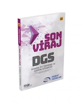 Murat 2019 DGS Son Viraj Karma 5'li Deneme Seti ve Çözümleri