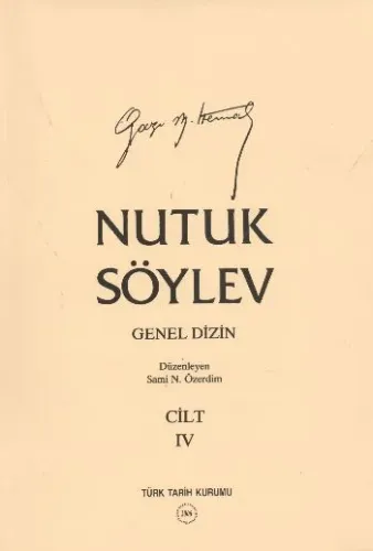 Nutuk Söylev Cilt-4 Karton Kapak