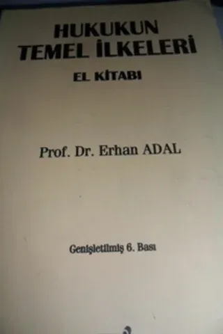 Hukukun Temel İlkeleri El Kitabı