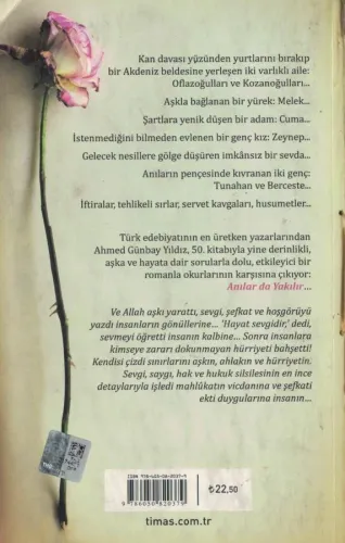 Anılar da Yakılır Ahmed Günbay Yıldız Timaş Yayınları %40 indirimli