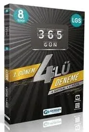GEZEGEN 8. SINIF 365 GÜN 1.DÖNEM 4 LÜ DENEME (YENİ)
