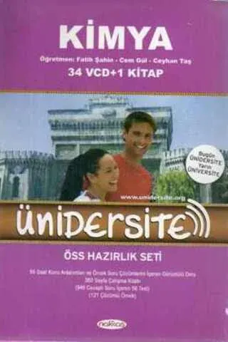 Kimya ÖSS Hazırlık Seti 34 VCD+1 Kitap