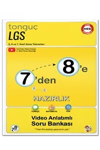 Tonguç Akademi 7 den 8 e Hazırlık Kitabı