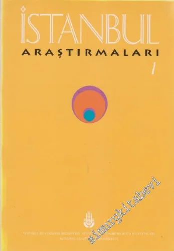 İstanbul Araştırmaları - Sayı: 1      Bahar