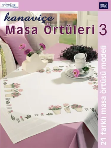 Kanaviçe Masa Örtüleri 3; 21 Farklı Masa Örtüsü Modeli