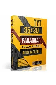 EN YAYINLARI TYT 35X30 PARAGRAF DENEME