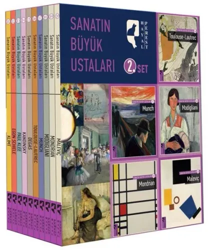 Sanatın Büyük Ustaları 2. Set 10 Kitap Kutulu