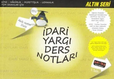 İdari Yargı Ders Notları