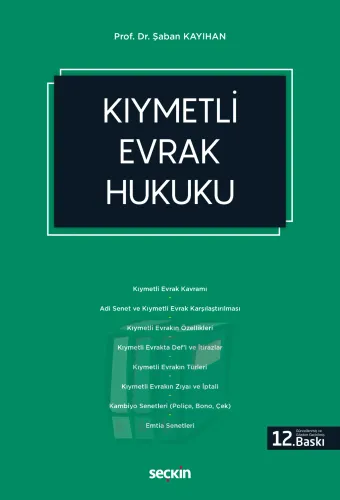 Kıymetli Evrak Hukuku