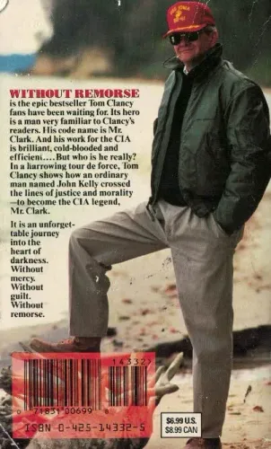Without Remorse (Cep Boy) Tom Clancy Berkley Books %50 indirimli