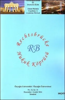Hukuk Köprüsü Dergisi Sayı:11 / Rechtsbrücke