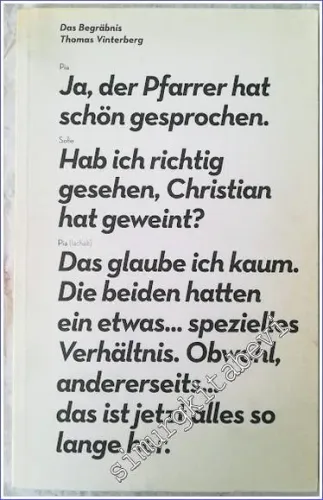 Programmheft Uraufführung Thomas Vinterberg Das Begräbnis -        2010