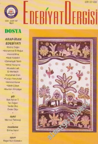 Edebiyat Dergisi - Dosya: Arap - İran Edebiyatı - Sayı: 3      Ocak - Şubat