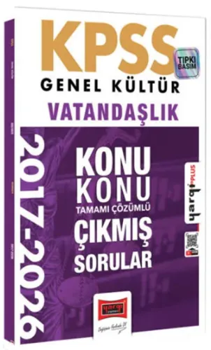 Yargı Yayınları 2027 KPSS Genel Kültür Vatandaşlık Konu Konu Tamamı Çö