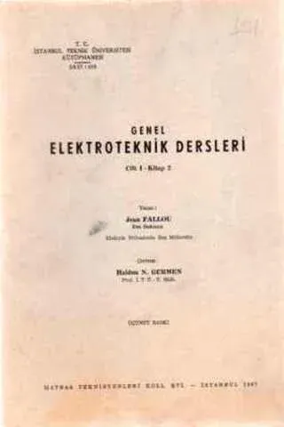 Genel Elektronik Dersleri Cilt 1-Kitap 2