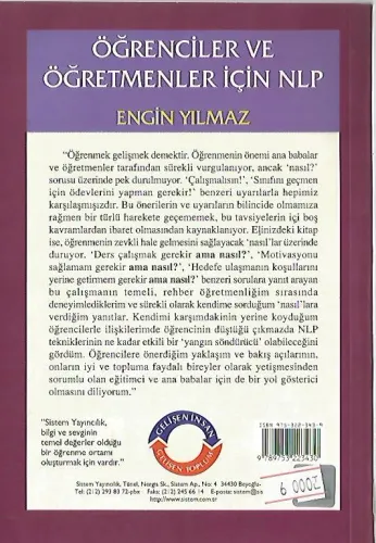 Öğrenciler ve Öğretmenler İçin NLP Engin Yılmaz Sistem Yayıncılık %50 