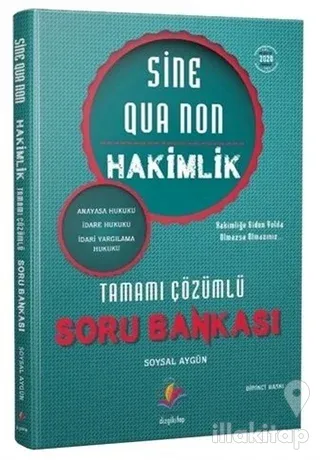 2020 Sine Qua Non Hakimlik Kamu Hukuku Tamamı Çözümlü Soru Bankası